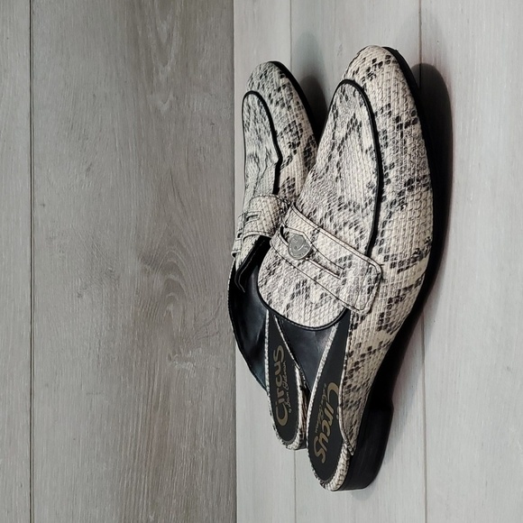 Circus by Sam Edelman Womens Hal Animal Snake Print mules shoes sz 9.5M - Picture 2 of 13